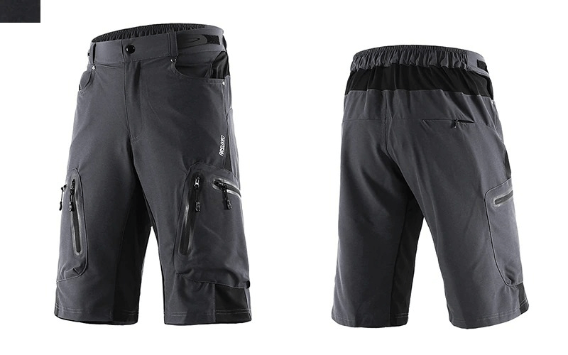 Elastic Waistband Sports Cycling Shorts SF0593 with side pockets, durable Polyester Spandex, anti-sweat, quick dry, UV protection.